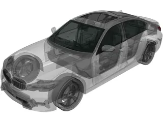 BMW 3-Series Sedan (2019) 3D Model