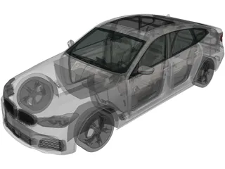 BMW 6-Series Gran Turismo M Sport (2017) 3D Model