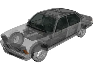 BMW 7-Series [E23] (1982) 3D Model