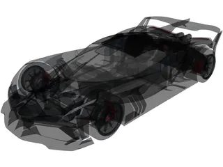 Bugatti Bolide Concept (2020) 3D Model