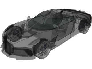 Bugatti La Voiture Noire (2019) 3D Model