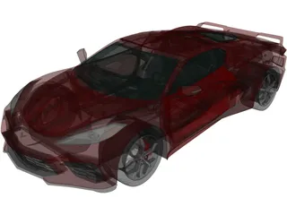 Chevrolet Corvette C8 Stingray (2020) 3D Model