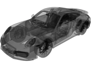 Porsche 911 Turbo S (2016) 3D Model