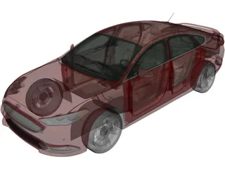 Ford Fusion Titanium (2017) 3D Model