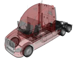 Freightliner Cascadia (2011) 3D Model