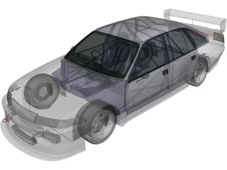 Holden Commodore Touring (1993) 3D Model