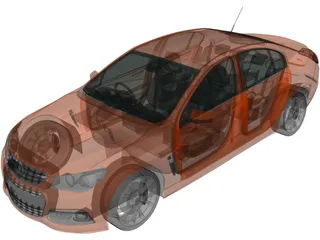 Holden Commodore VF SSV (2013) 3D Model