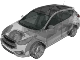 Hyundai ix35 (2011) 3D Model