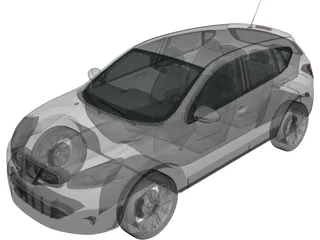 Nissan Qashqai (2010) 3D Model
