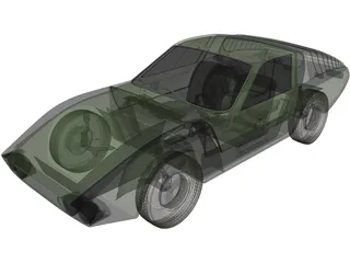 Porsche 911 HLS (1967) 3D Model