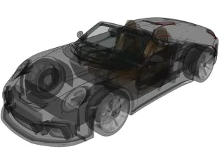 Porsche 911 Speedster Heritage (2019) 3D Model