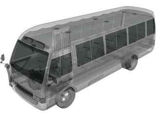 Toyota Coaster (2014) 3D Model