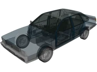 Volkswagen Santana (1985) 3D Model