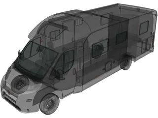 Burstner Ixeo IT 734 G (2016) 3D Model