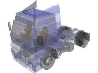 Volvo Truck 3D Model
