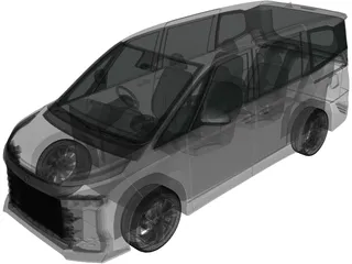Toyota Voxy S-Z (2022) 3D Model