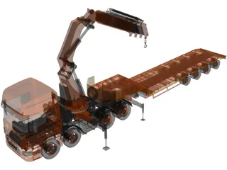 Scania Truck 3D Model