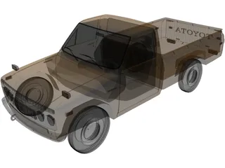 Toyota Hilux (1968) 3D Model