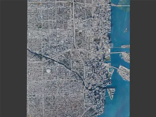 Miami City, FL, USA (2025) 3D Model