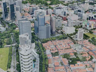 Singapore City, Singapore (2025) 3D Model