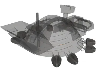 Dune Harvester 3D Model