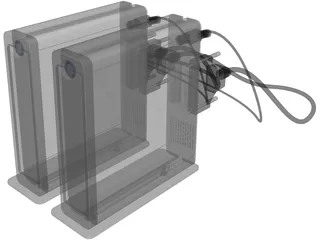 Lacie Hard Drive 3D Model