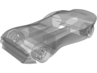 Muscle Car Concept 3D Model