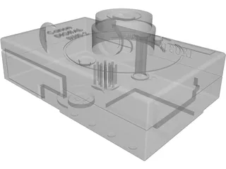 Canon Digital Ixus 2 Photo Camera 3D Model