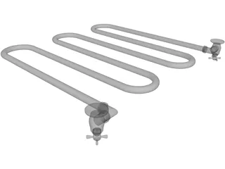 Devon&Devon Towel-Warmer 3D Model