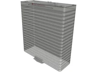 High-Rise Office Building 3D Model