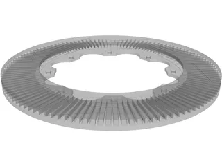 Brake Disc AP 267 3D Model