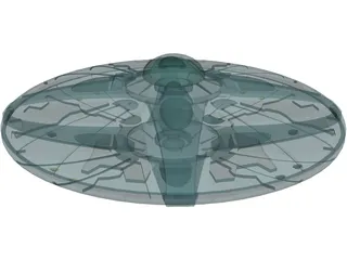 UFO Invader 3D Model
