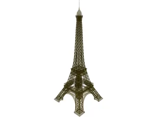 Eiffel Tower 3D Model