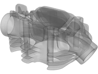 Head Brough Superior 680 Engine 3D Model