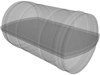 Liferaft 3D Model