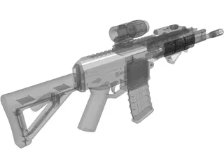 Magpul Masada 3D Model