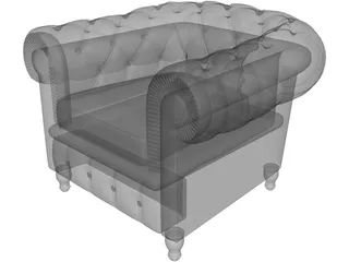 Armchair 3D Model