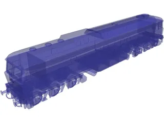 BR232 Locomotive 3D Model