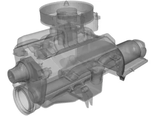 Chevrolet Chevelle V8 Engine 3D Model