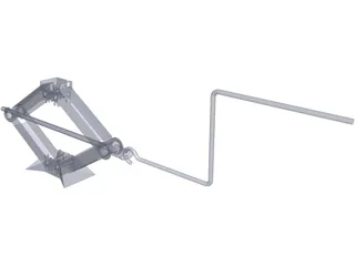 Scissor Car Jack 3D Model