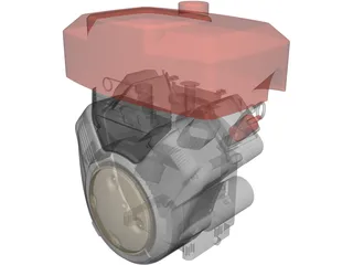 Vanguard 356400 Engine 3D Model