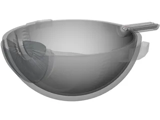 Eye Cutaway 3D Model
