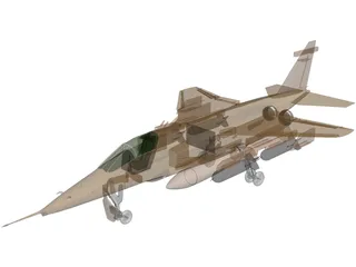 BA Jaguar GR1 3D Model