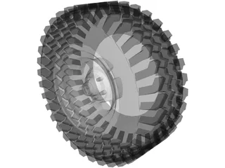 Tire All-Terrain 3D Model