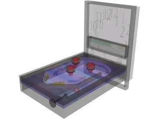 Pinball 3D Model
