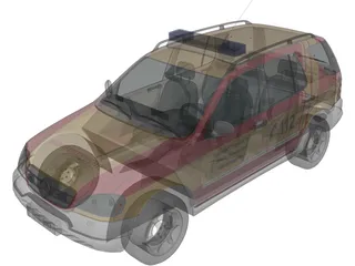 Mercedes-Benz ML 320 Feuer (1998) 3D Model