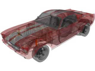 Ford Mustang Fastback (1965) 3D Model