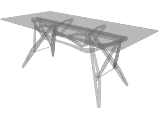 Zanotta Reale Table 3D Model