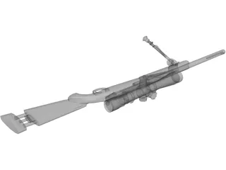 M24 Sniper Rifle 3D Model