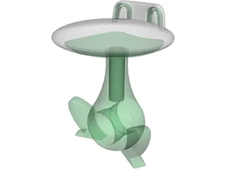 Froggy Barstool 3D Model